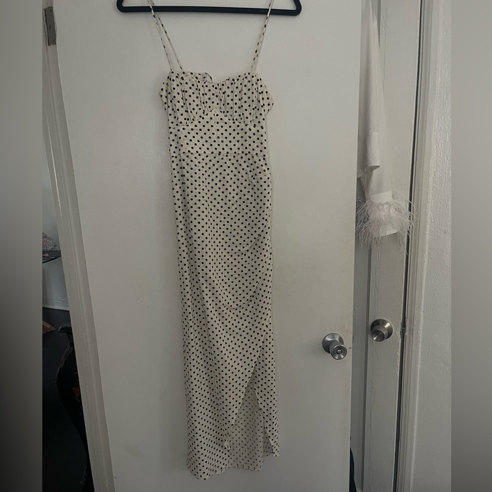 Polka Dot Midi Dress